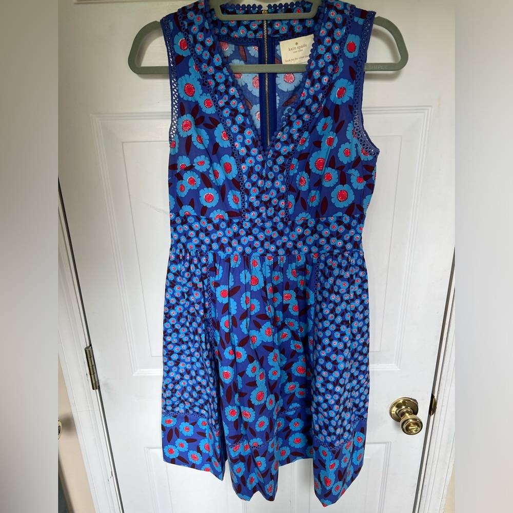 Vibrant Periwinkle Kate Spade Poppy Dress